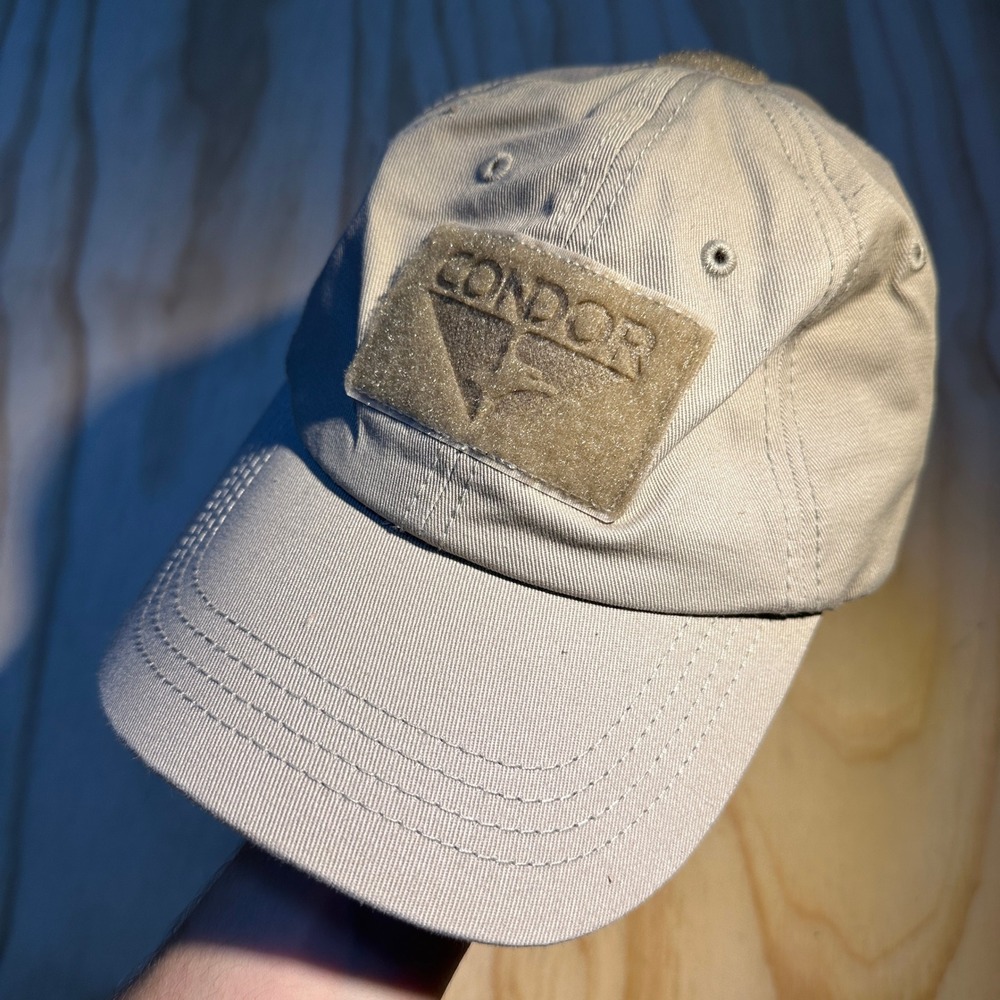 Condor TC-003 Men Tan Tactical Operator Patch Cap OSFM Tan